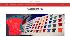 Desktop Screenshot of camisetaloca.com